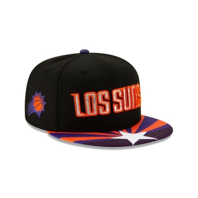 Phoenix Suns Gorra | New Era 2019 NBA Authentics City Series 9fifty Snapback Cap Mexico - Negros